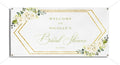 Personalized Bridal Shower Banner, Pastel Rainbow, 12x24 Inches, Wall Mount by Unknown