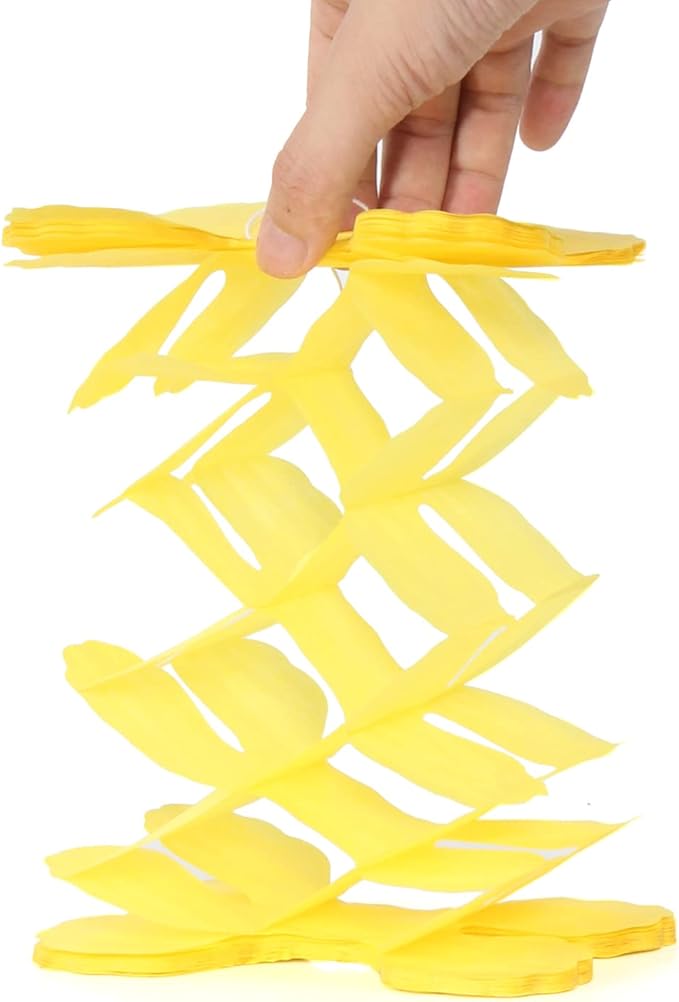 Navy-Blue White-Yellow Party-Decorations Streamers Garland - Image 3