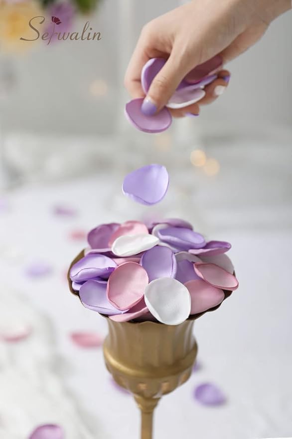 Serwalin 300Pcs Silk Rose Petals Artificial Flower - Image 8