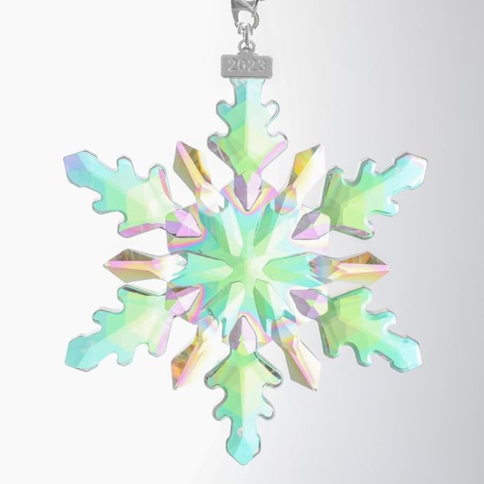 2024 Christmas Ornament Crystal Snowflake Ornaments Annual Edition Christmas - Image 8