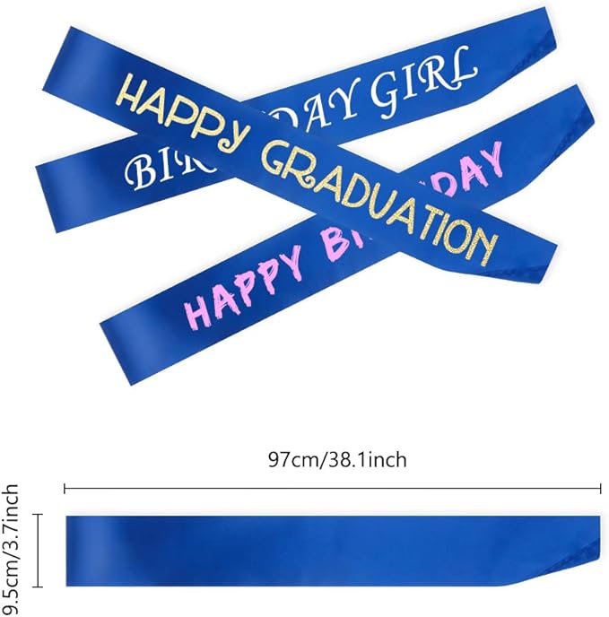 16 Pcs Sash Blank Satin Sash Royal Blue Sash Party, Bride To Be Sash, Plain Sash - Image 2