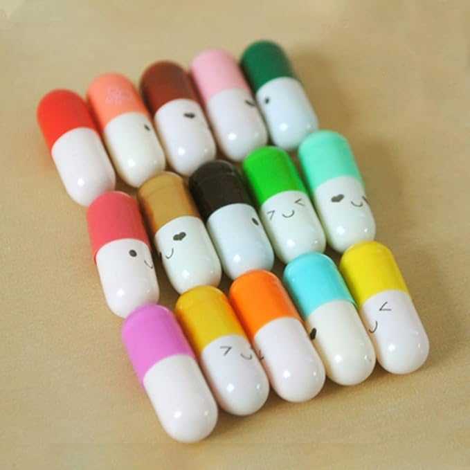 200 Pcs Tiny Love Message Capsule Letter in a Bottle Cute Love Friendship Half - Image 4