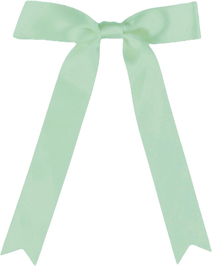 30 Pcs Sage Green Satin Bows 6 X 10 Inch Premade Bows by MeseeyRibbonBow