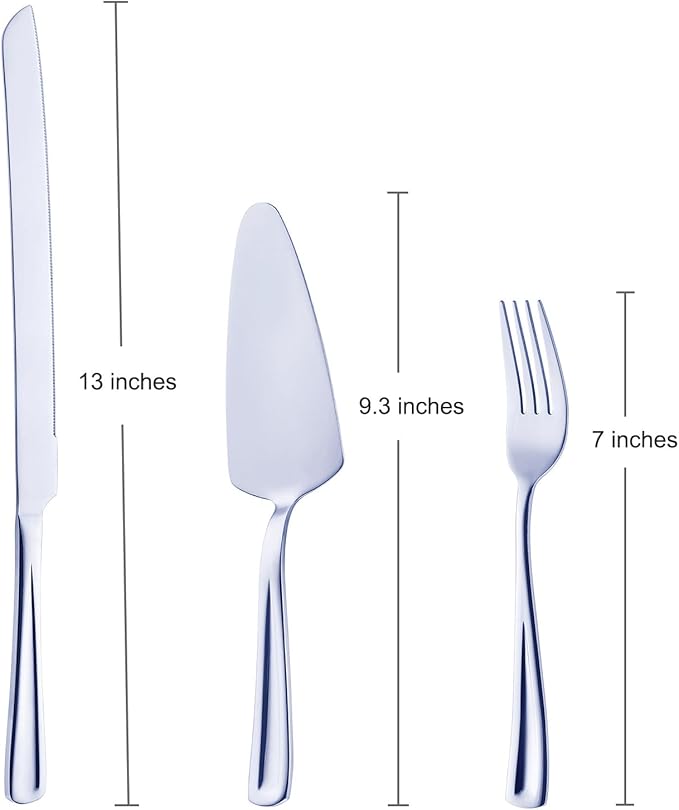 GoGeiLi Cake Knife and Server Set - Image 2