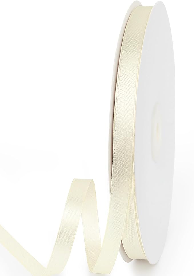 3/8" x 100 Yards Satin Ribbon by Quhora