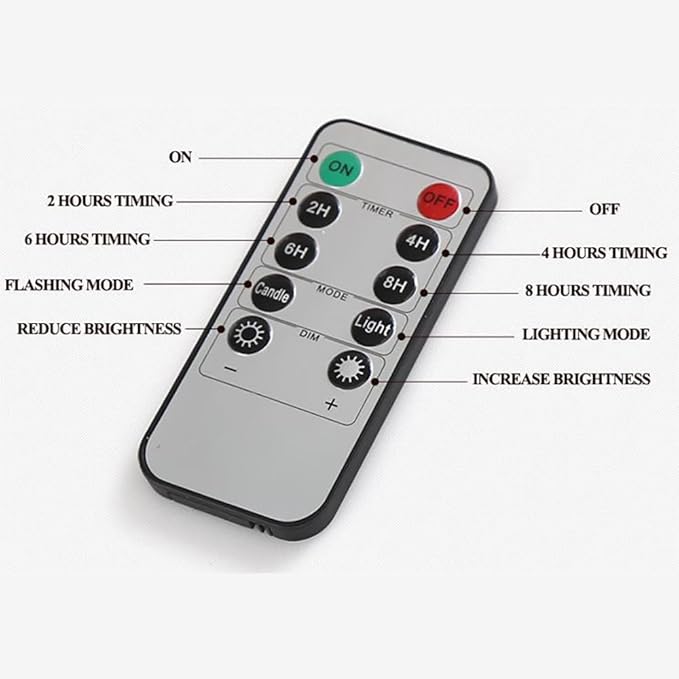 Rechargeable LED Tea Lights, Flickering Flameless Candles - Image 7