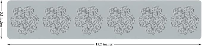 Embossing Lace Fondant Mold, Silicone Molds - Image 2