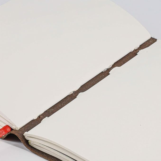 Handmade Leather Journal | Writing Notebook Diary | Bound Daily Notepad - Image 7
