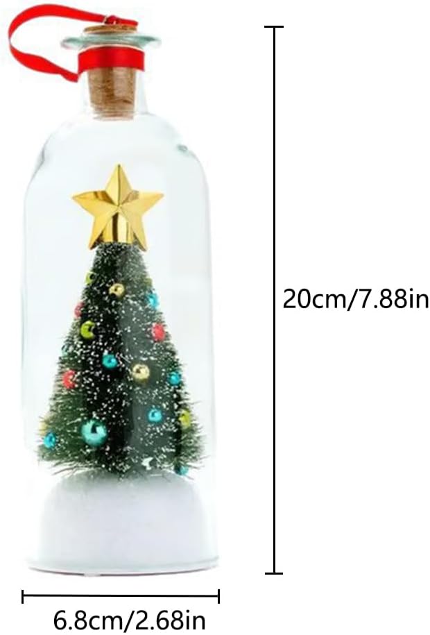 Christmas Tree Message in a Bottle, Recordable Christmas Tree Voice Message - Image 2