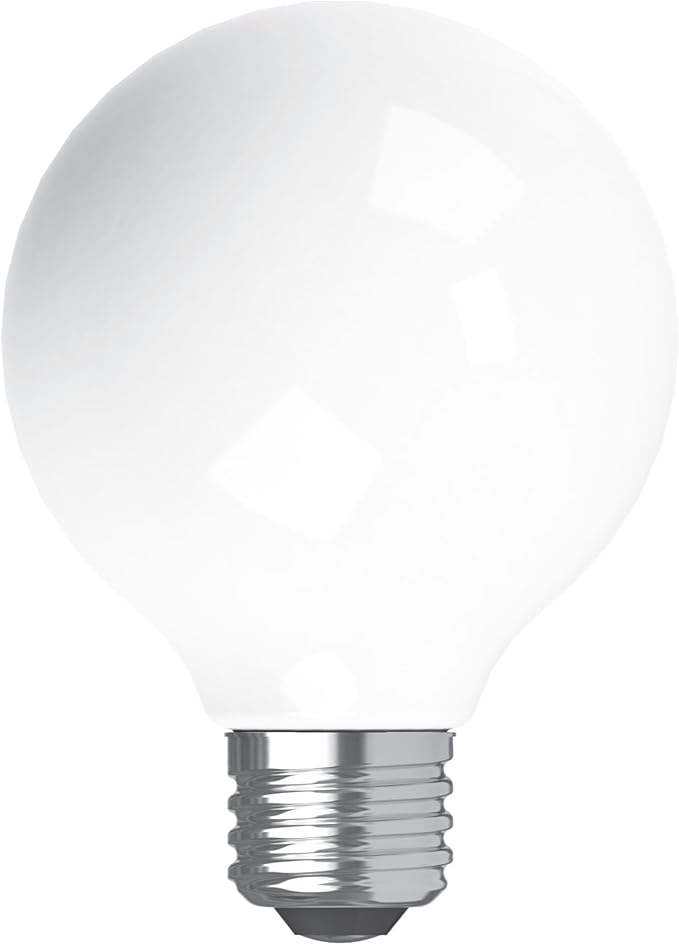 GE Refresh LED Light Bulbs, 60 Watt, G25 Globe Bulbs, Medium Base - Image 4