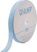Vintage Sky Blue Velvet Ribbon Christmas Ribbon by QIANF