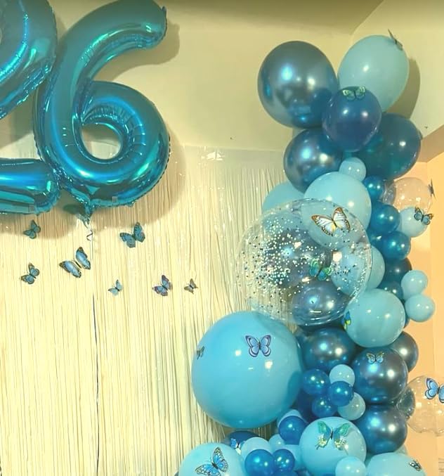 Big 40 Inch Blue 2 Number Balloon Birthday Decoration, 2026 Blue Number 2 - Image 7