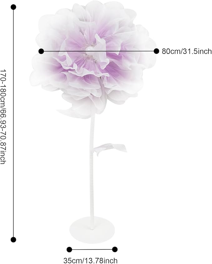Wedding Giant Electric Artificial Flower, Auto Blooming Artificial Flowers - Image 4