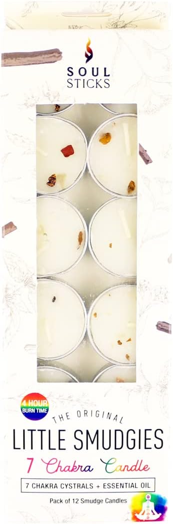 SOUL STICKS 12 Pack Little Smudgies Tealight Candles Smudge Candle - Image 7