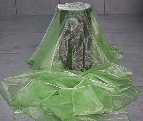 VDS Apple Green Organza Fabric, 60 Yards Continuous, 45” Wide, Wedding Party - Image 9