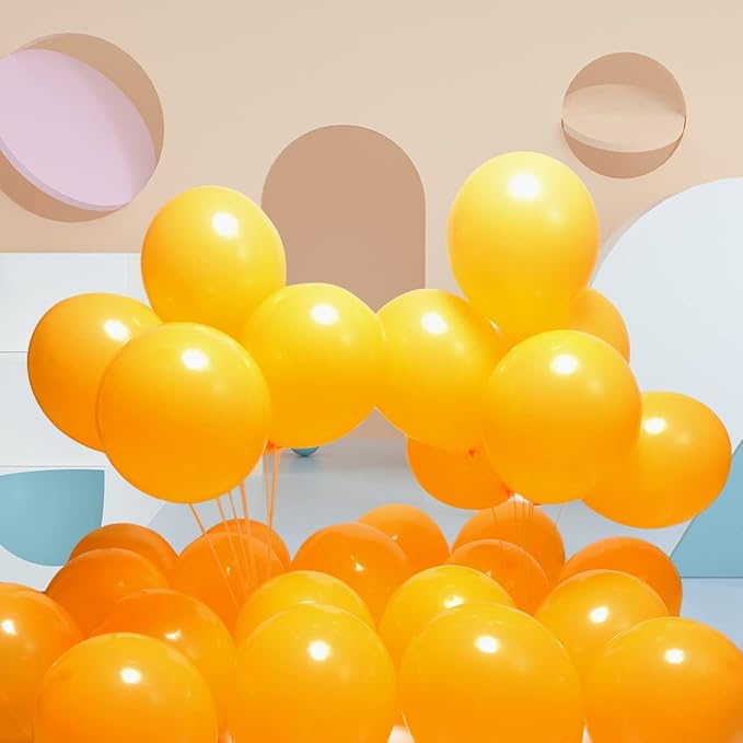 300 Pack Lemon Yellow Balloons 12 inch Mustard Yellow Latex Party Balloon Bulk - Image 6