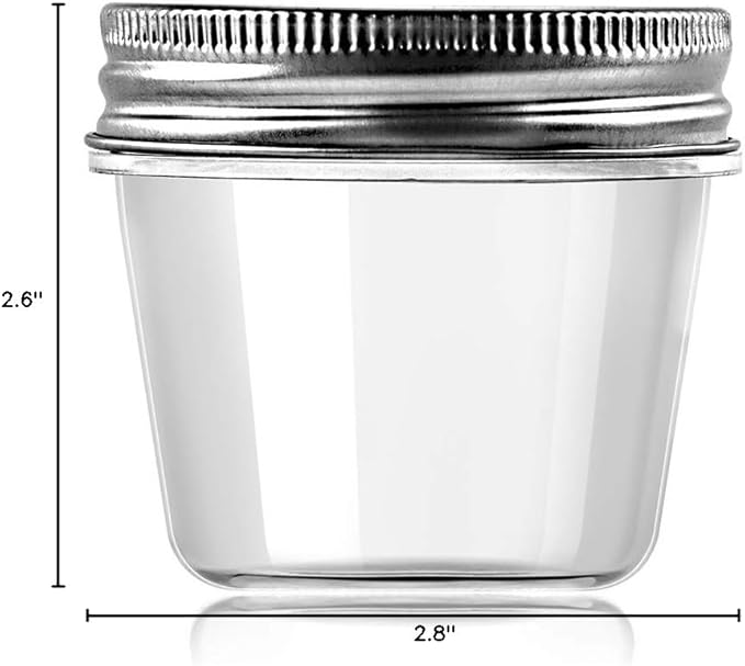 novelinks 4 oz Clear Plastic Jars - Image 8