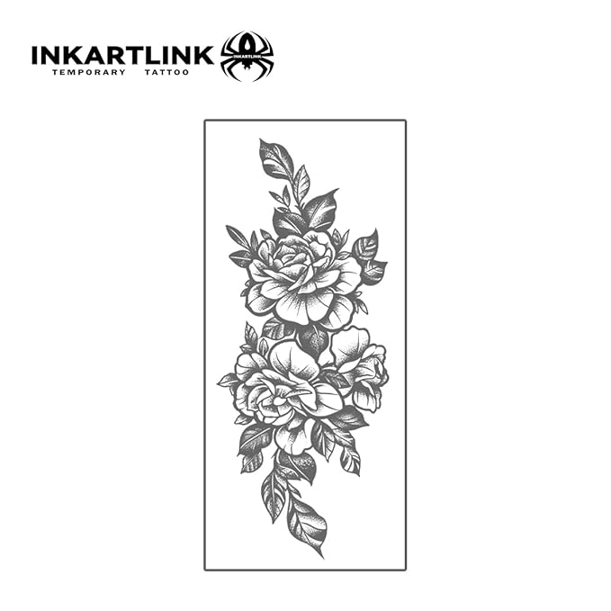 INKARTLINK Tattoo Tech, 2 Sheets Large Semi Permanent Tattoo, Temporary Tattoos - Image 4