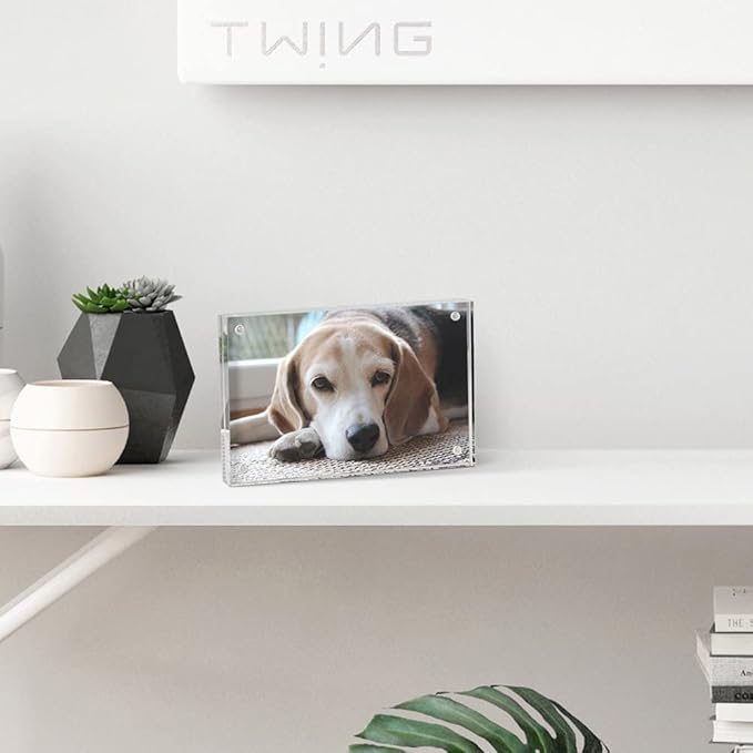 TWING Acrylic Frame 4x6, Magnet Double Sided Picture Frame, 12 + 12MM - Image 7