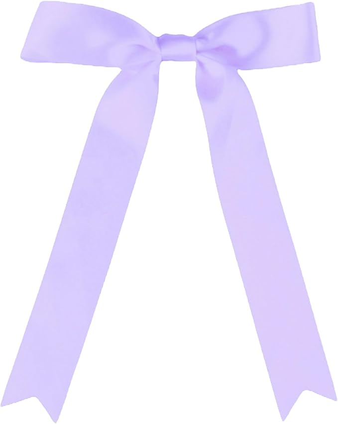 30 Pcs Lavenda Purple Satin Bows 6 X 10 Inch Premade Bows by MeseeyRibbonBow