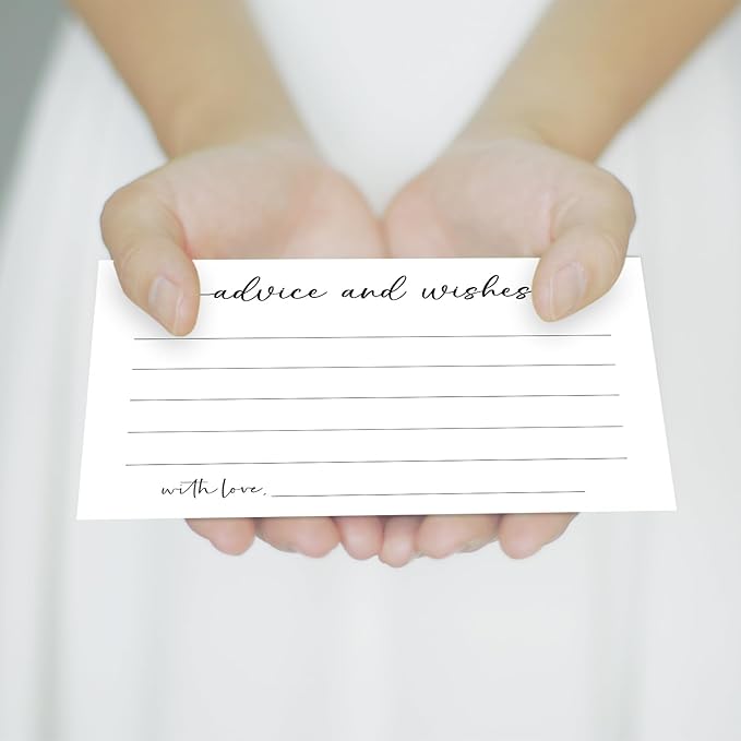 White Advice and Wishes Card, Advice Cards - Image 5