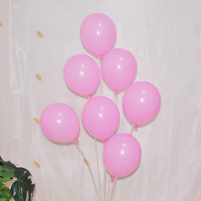 400 Pack 5 Inch Hot Pink Latex Balloons Helium Balloons Party Balloons - Image 4