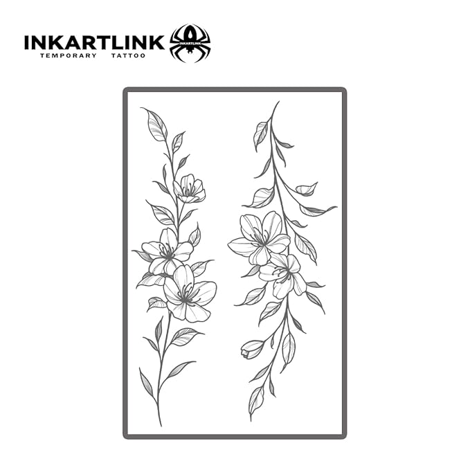 INKARTLINK Tattoo Tech, 2 Sheets Extra Large Semi Permanent Tattoo, Adult Art - Image 4