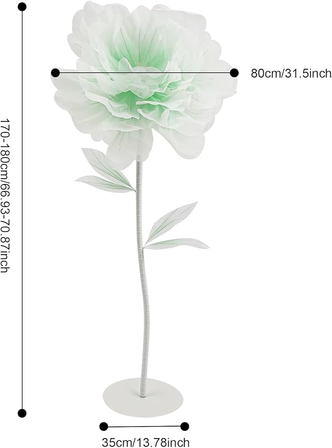Wedding Giant Electric Artificial Flower, Auto Blooming Artificial Flowers - Image 3