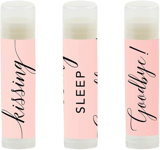Andaz Press Blush Pink Rose Elegant Party Baby Shower Collection, Lip Balm - Image 2