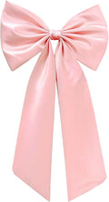Large Pink Bow for Decorations Big Pink Ribbon Bows Banner Décor Large Bow Wall by Haptda