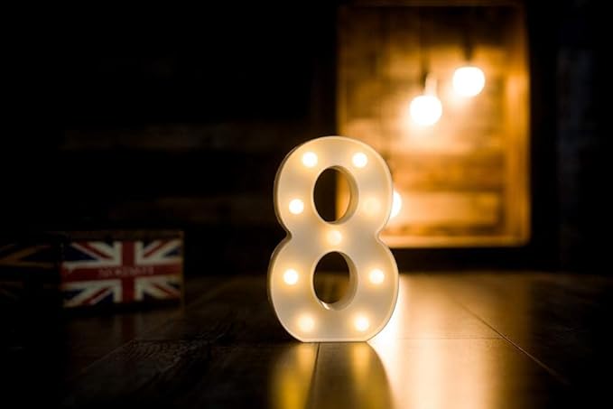 Foaky Rechargeable LED Letter Lights Sign Marquee Light Up Letters Sign - Image 5