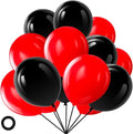 Red and Black Balloons, 70 Pack 12 Inch Black and Red Latex Balloons by LuhcXbs