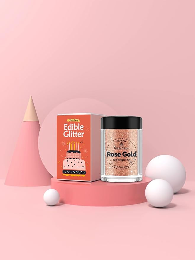 Shanlinly Rose Gold Edible Glitter - Image 4