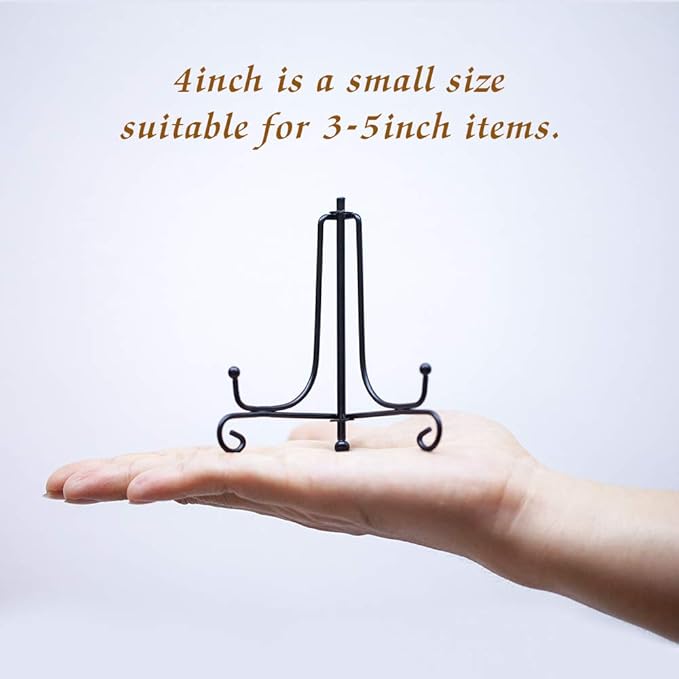 Iron Display Stand, Displays Picture Frames, Decorative Plates, Tablets and Art - Image 6