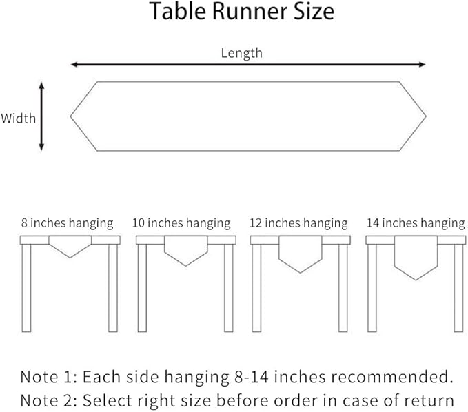 ARTABLE Rectangle Table Runner Lace Macrame Embroidered Table Runners - Image 7