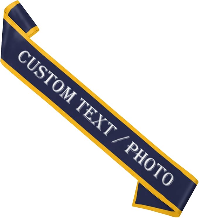 Custom Sash, Personalized Birthday Sash by Handmade