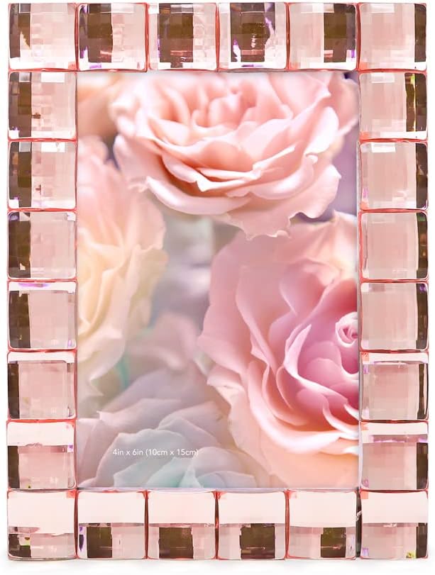 Isaac Jacobs Decorative Sparkling Jewel Picture Frame, Photo Display & Home - Image 2