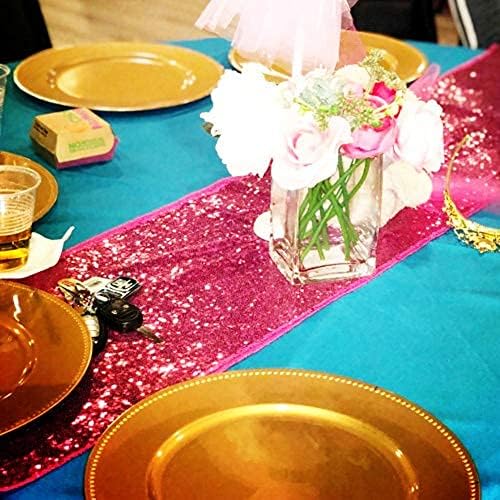 Eternal Beauty Hot Pink Table Runner - Image 8