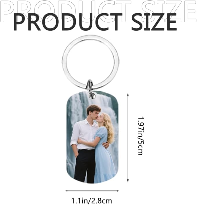 Personalised Keyring with Custom Photo & Text - Image 4