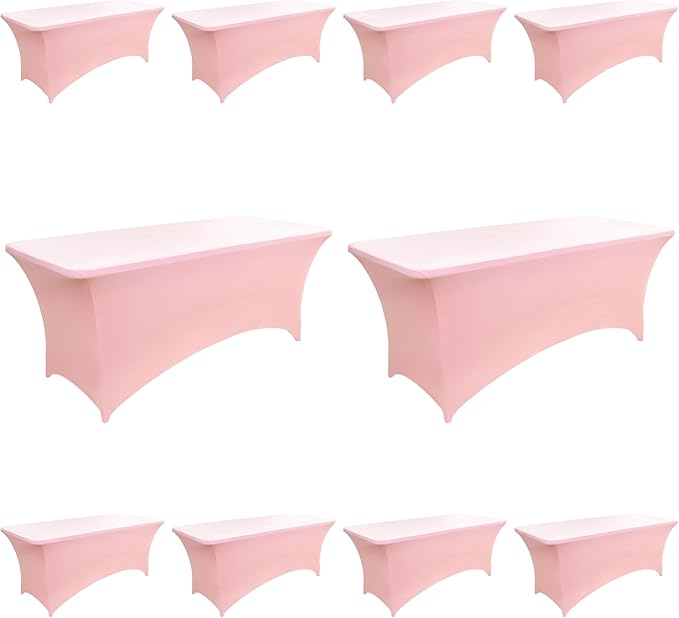 10-Pack 6ft Spandex Table Covers by Unknown
