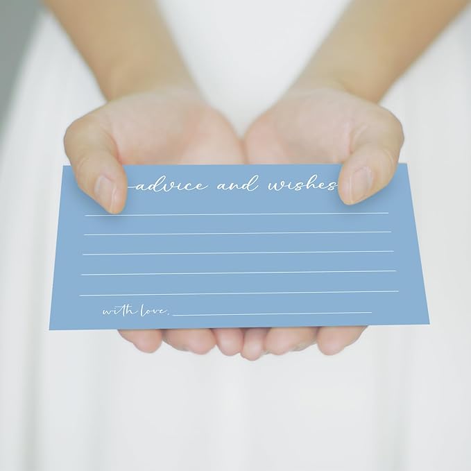 Bule Advice and Wishes Card, Advice Cards - Image 5
