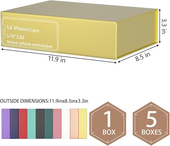 Gift Box 11.9" x 8.5" x 3.3" - Image 2