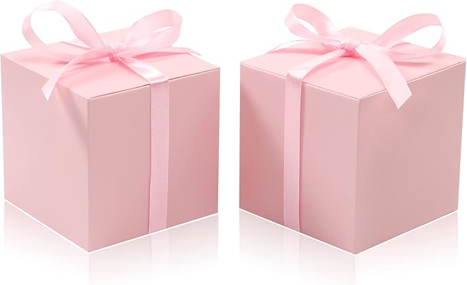 COTOPHER 100pcs Small Gift Boxes, Favor Boxes 2x2x2 inches Paper Gift Boxes by COTOPHER