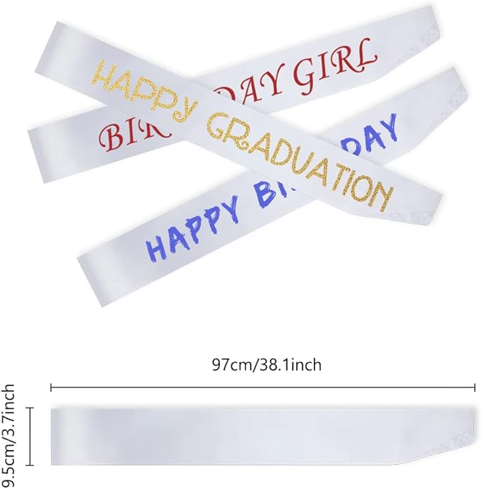 16 Pcs Satin Sash - Image 2