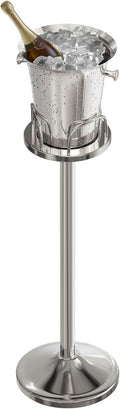 Ice Bucket with Stand Standing Champagne bucket by Unknown