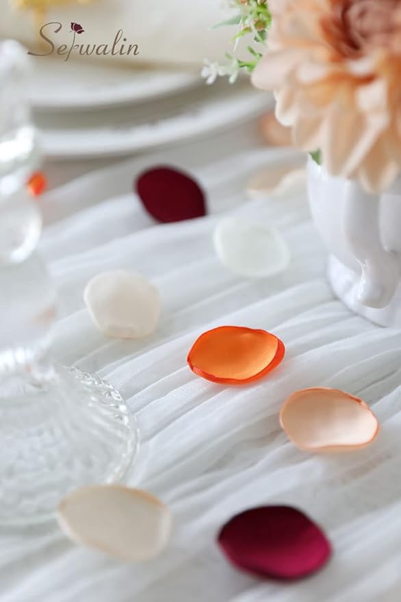 Serwalin 500Pcs Silk Rose Petals Flower Petals - Image 2