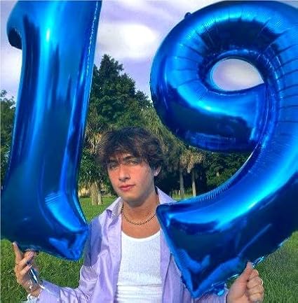 Large Foil Navy Blue Number 9 Balloon 40 Inch, Mylar 9th Number 9 Birthday - Image 5