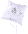 Decorative Pillows Pearl Ring Ring Pillow Wedding Ring Bearer Pillow Set by Toddmomy