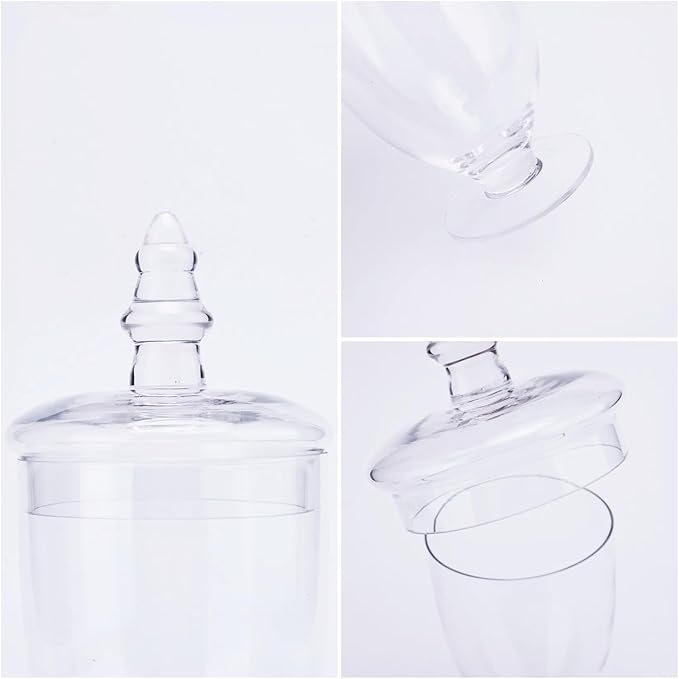 Glass Apothecary Jars with Lids, Small Storage Containers - Image 7