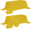 Fokitut 2 Pack Waterproof Rectangle Tablecloth, 90x132 Inch, Stain Resistant by BalsaCircle